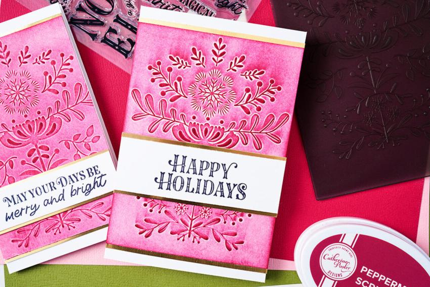 Sizzix - 3D Prägefolder "Yuletide" Embossing Folder Design by Catherine Pooler