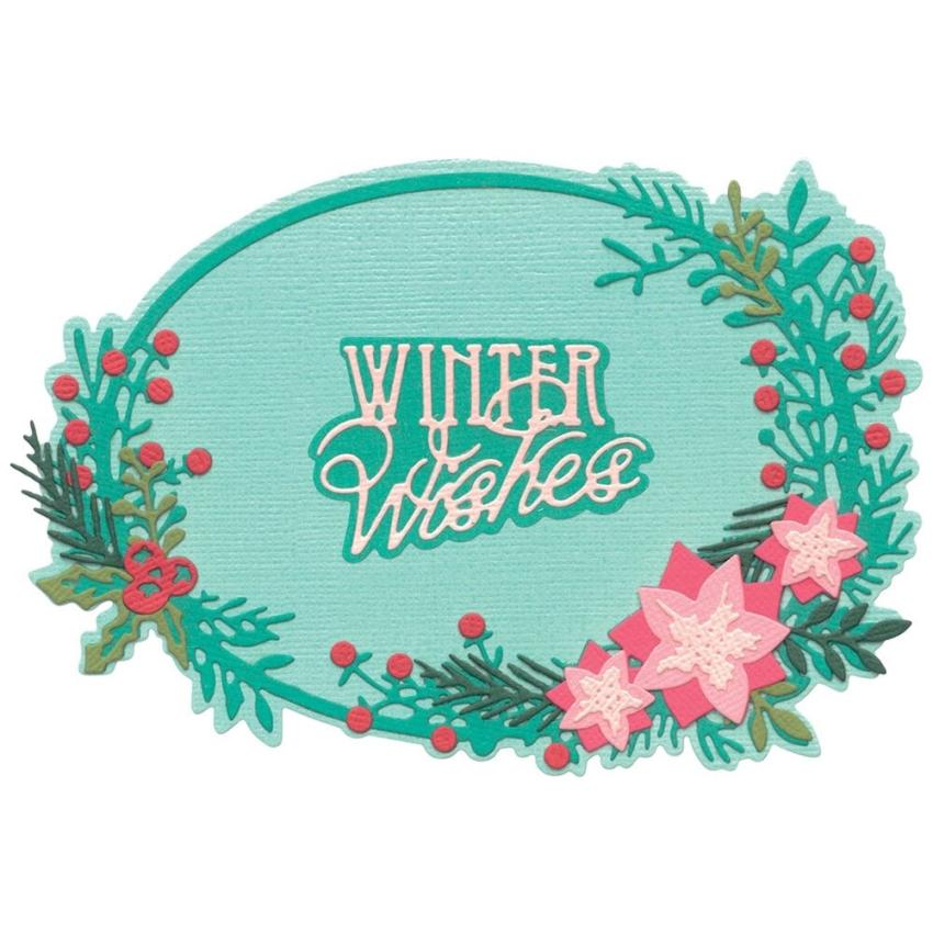 Sizzix - Stanzschablone "Winter Wishes #2" Thinlits Craft Dies by Jen Long