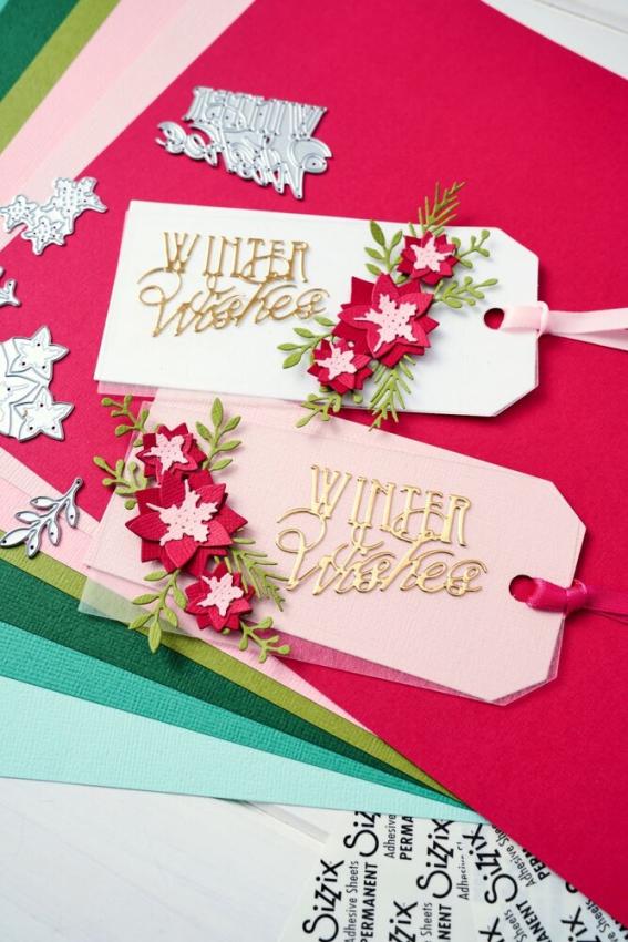 Sizzix - Stanzschablone "Winter Wishes #2" Thinlits Craft Dies by Jen Long