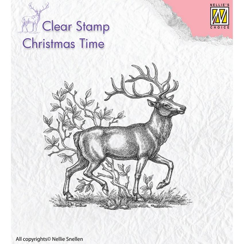 Nellie Snellen - Stempel "Reindeer" Clear Stamps Christmas Time