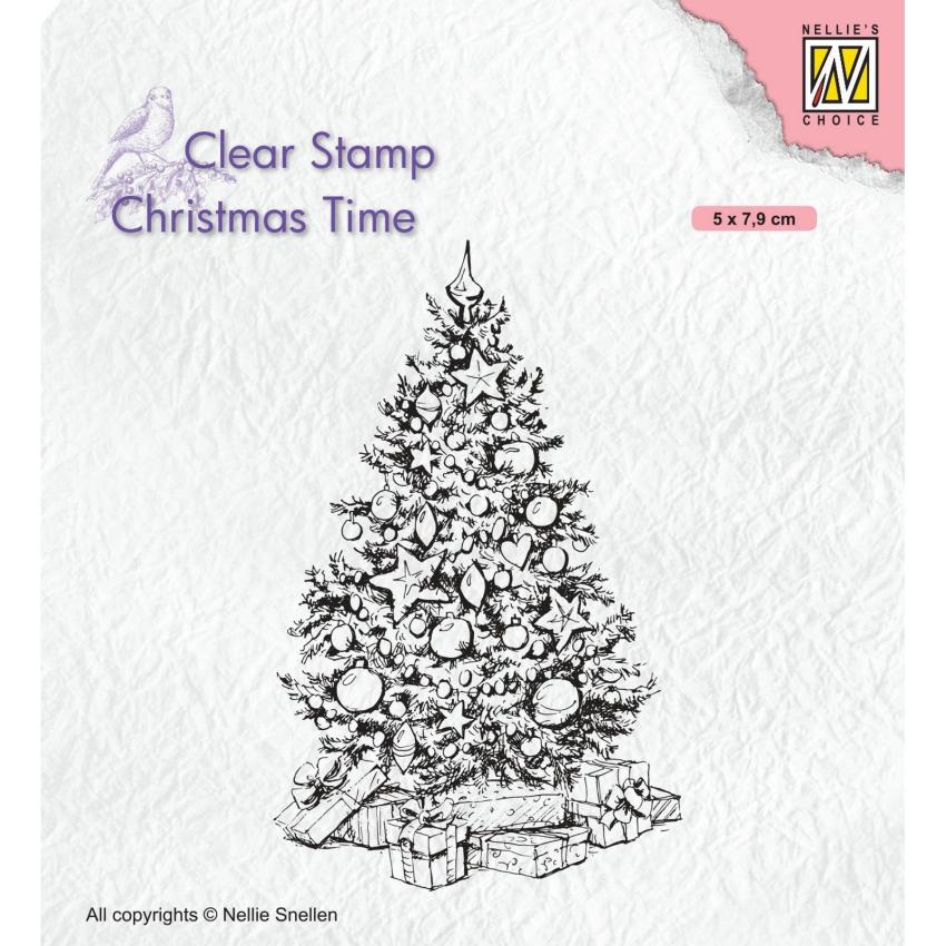 Nellie Snellen - Stempel "Tree" Clear Stamps Christmas Time