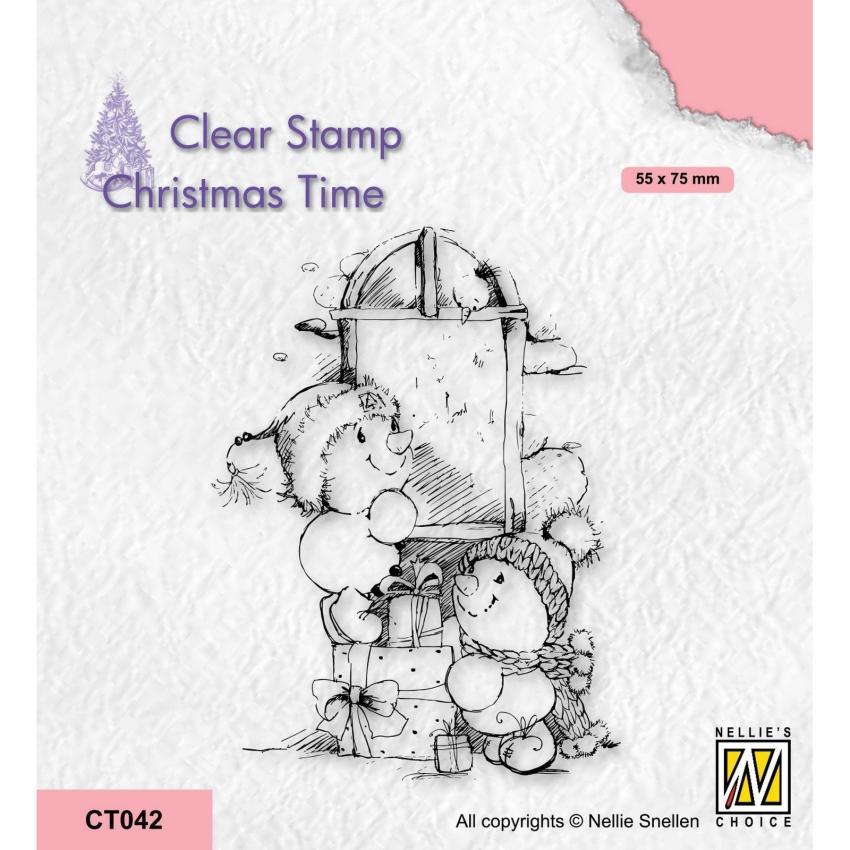 Nellie Snellen - Stempel "Present Delivery" Clear Stamps Christmas Time