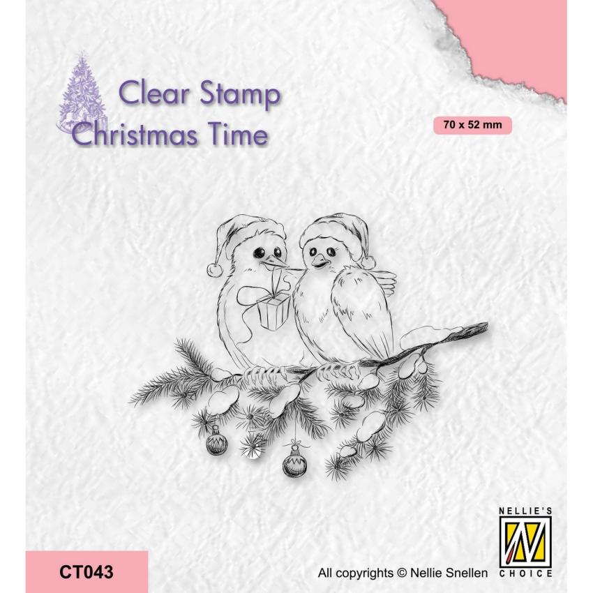 Nellie Snellen - Stempel "Celebrating Weihnachten" Clear Stamps Christmas Time