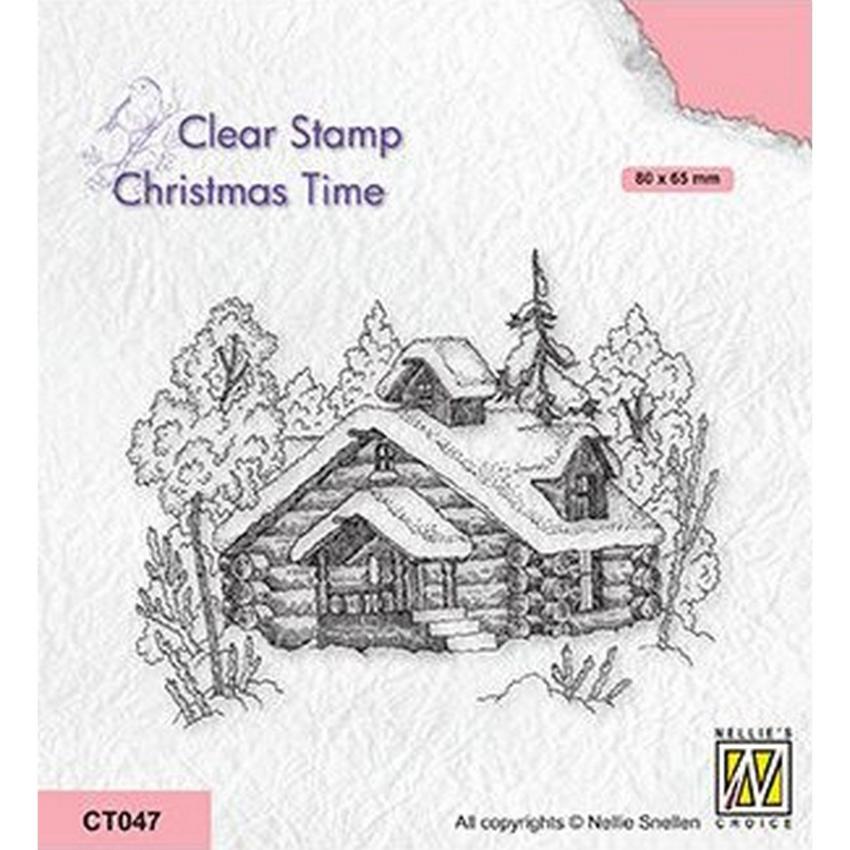 Nellie Snellen - Stempel "Snowy Winer Scene" Clear Stamps Christmas Time