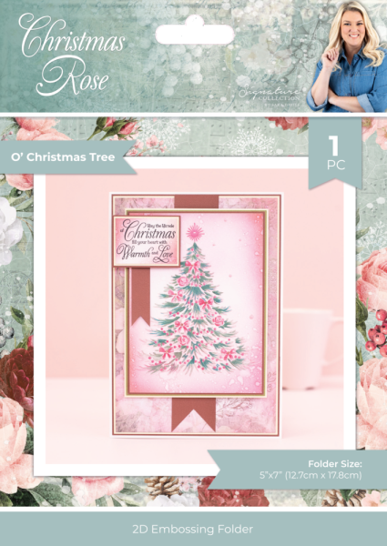 Crafters Companion - Prägefolder "O' Christmas Tree" 2D Embossingfolder