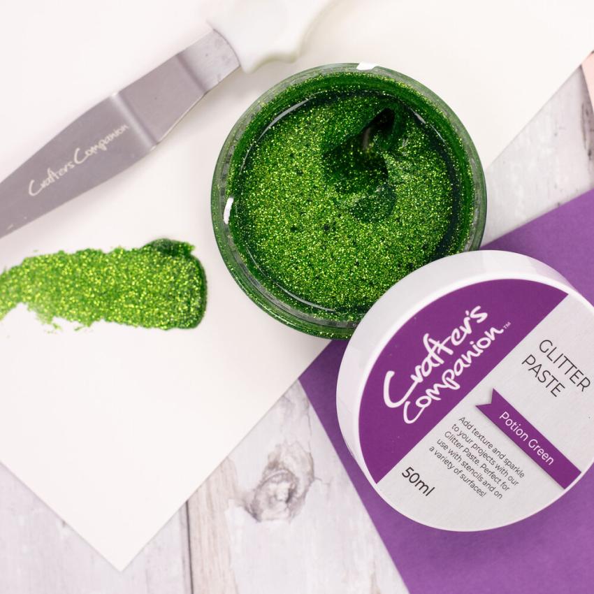 Crafters Companion - Glitter Paste "Potion Green" 