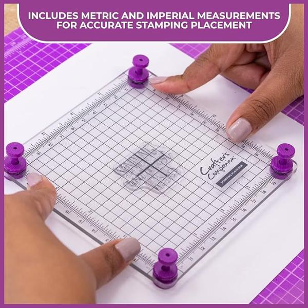 Crafters Companion -Stamping 4x4 Inch Platform - Stempelhilfe
