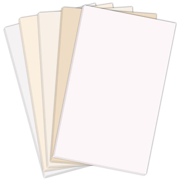 Farbkartonset "Helle Farben" 25x Cardstock in 5 Farben DIN A4 - farbig sortiert