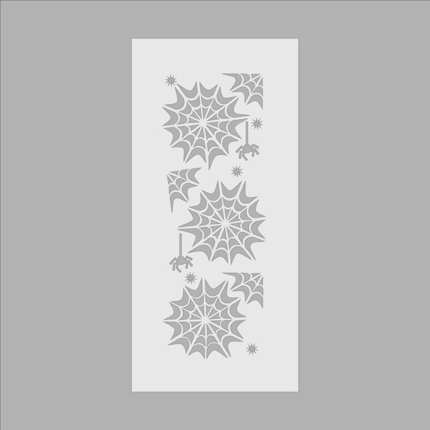 Crafters Companion - Schablone 8,5x8,5 Inch "Trick or Treat" Stencil