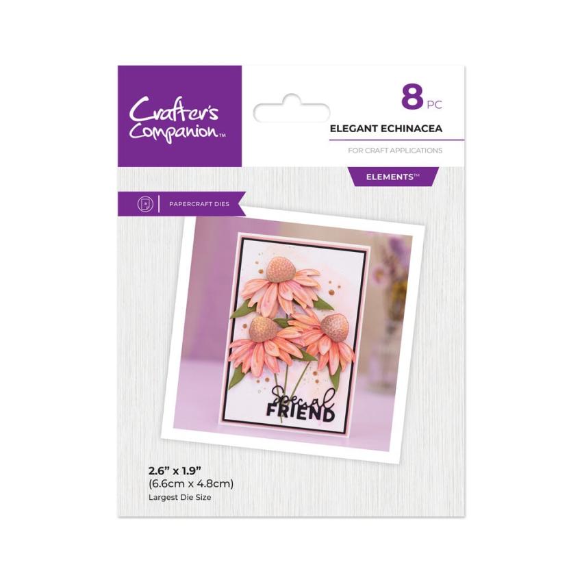 Crafters Companion - Stanzschablone "Elegant Echinacea" Dies