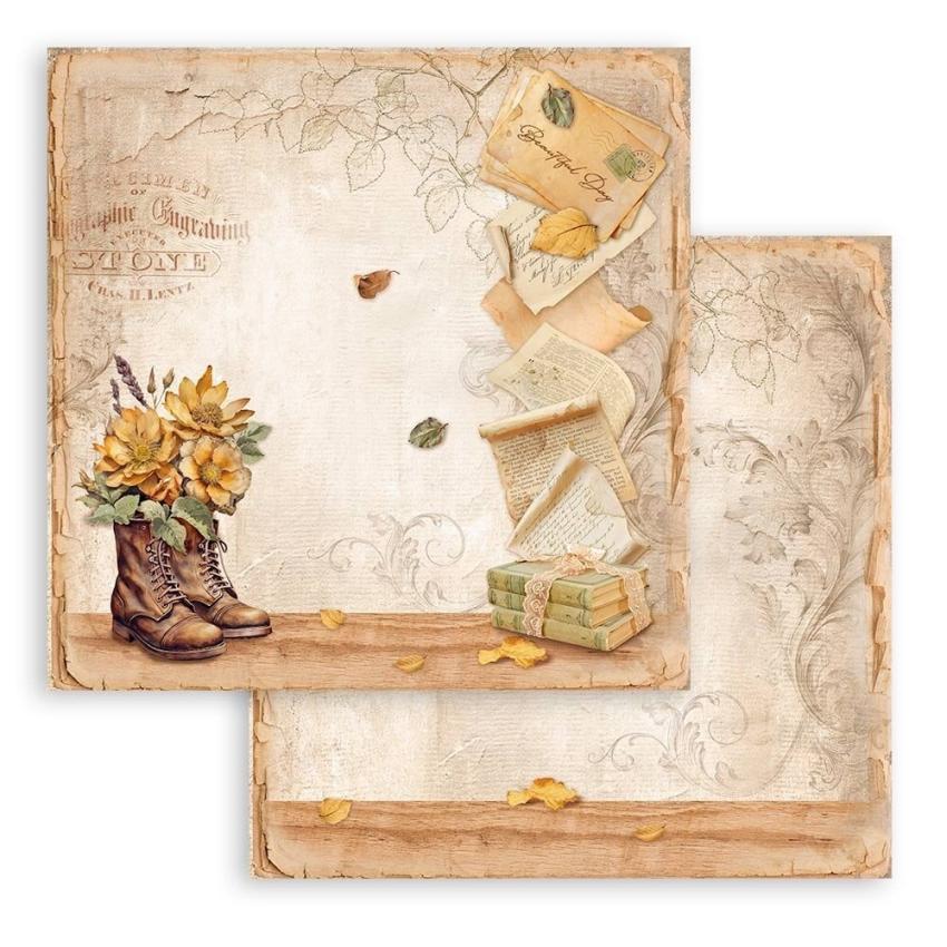 Stamperia - Designpapier "Golden Harmony" Paper Pack 12x12 Inch - 10 Bogen