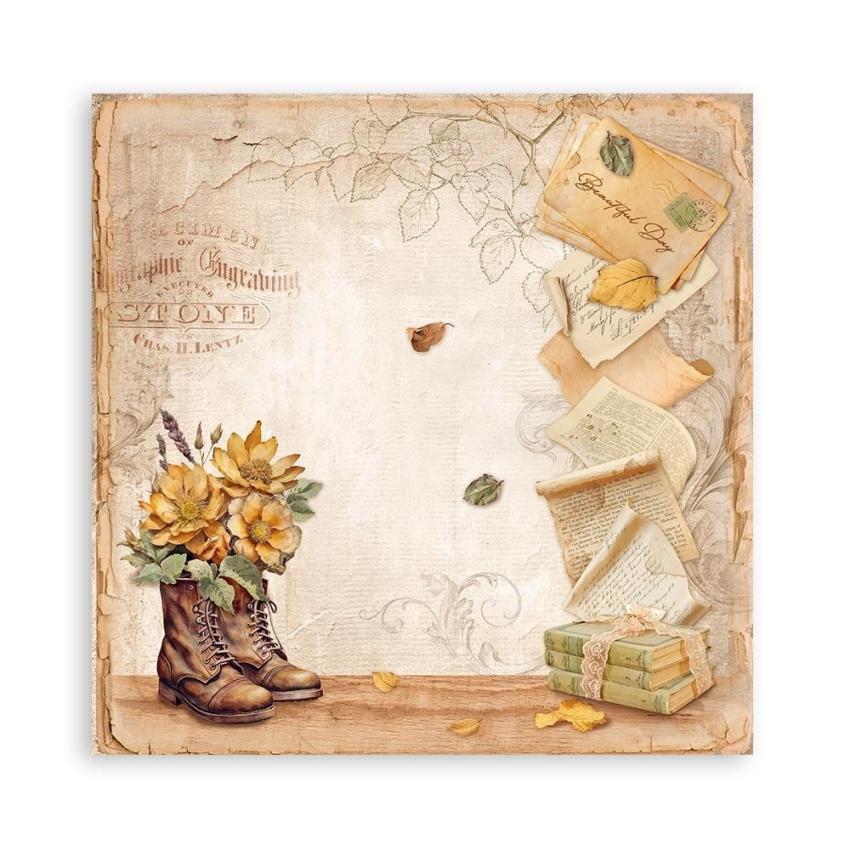 Stamperia - Designpapier "Golden Harmony" Maxi Paper Pack 12x12 Inch - 22 Bogen