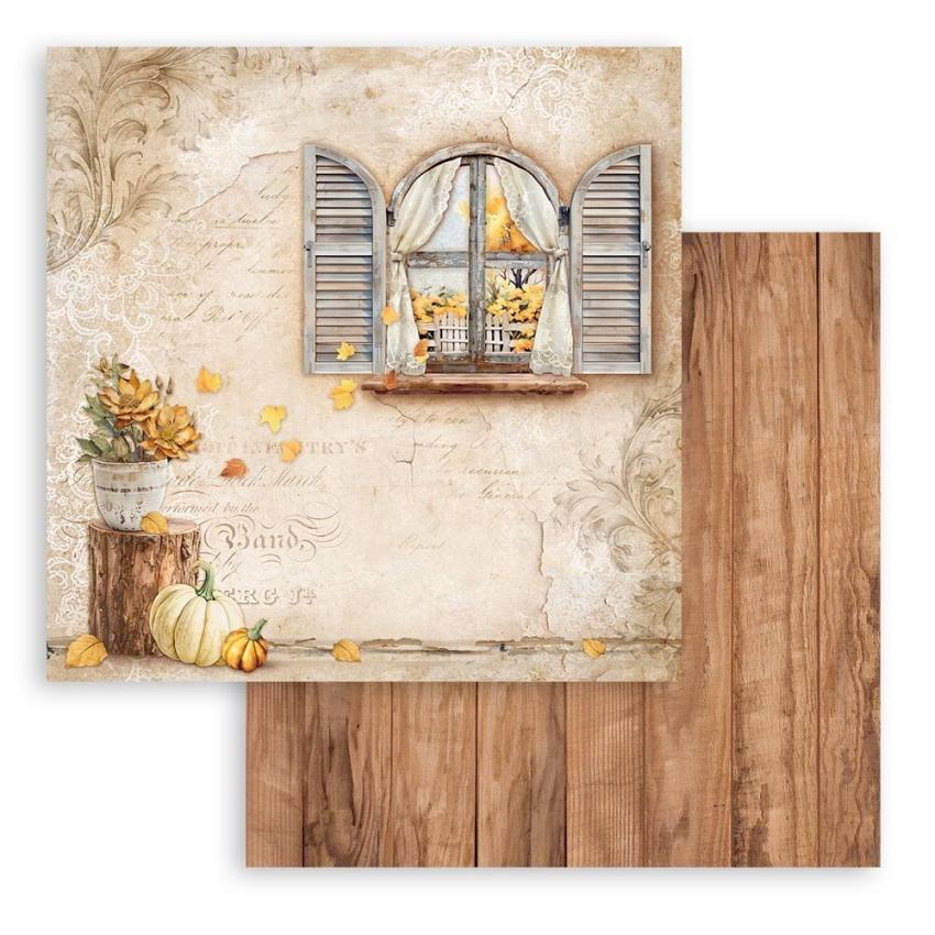 Stamperia - Designpapier "Window" Paper Sheets 12x12 Inch - 10 Bogen