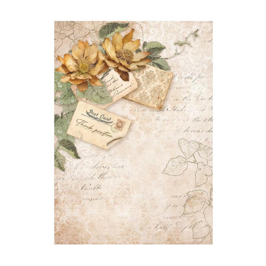 Stamperia - Decopatch Papier "Backgrounds" Decoupage A6 - 8 Bogen  