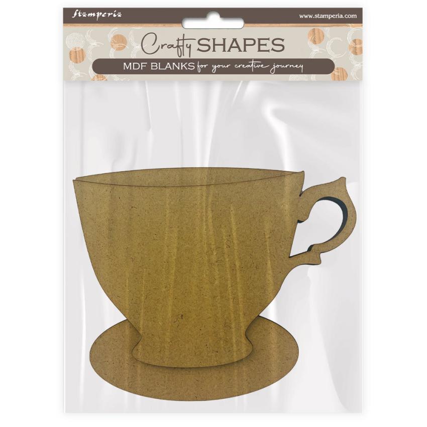 Stamperia - Holzteile "Cup" MDF Crafty Shapes Blanks