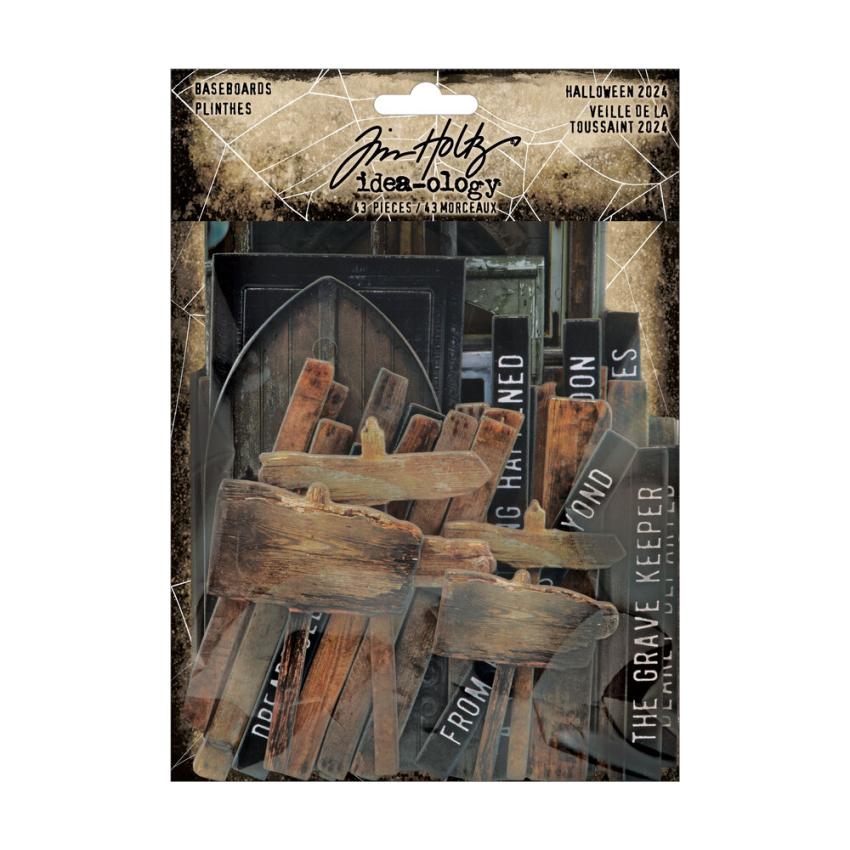 Tim Holtz - Idea Ology - Verzierungen "Halloween Baseboards"