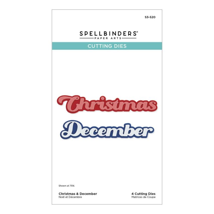 Spellbinders - Stanzschablone "Christmas & December" Dies