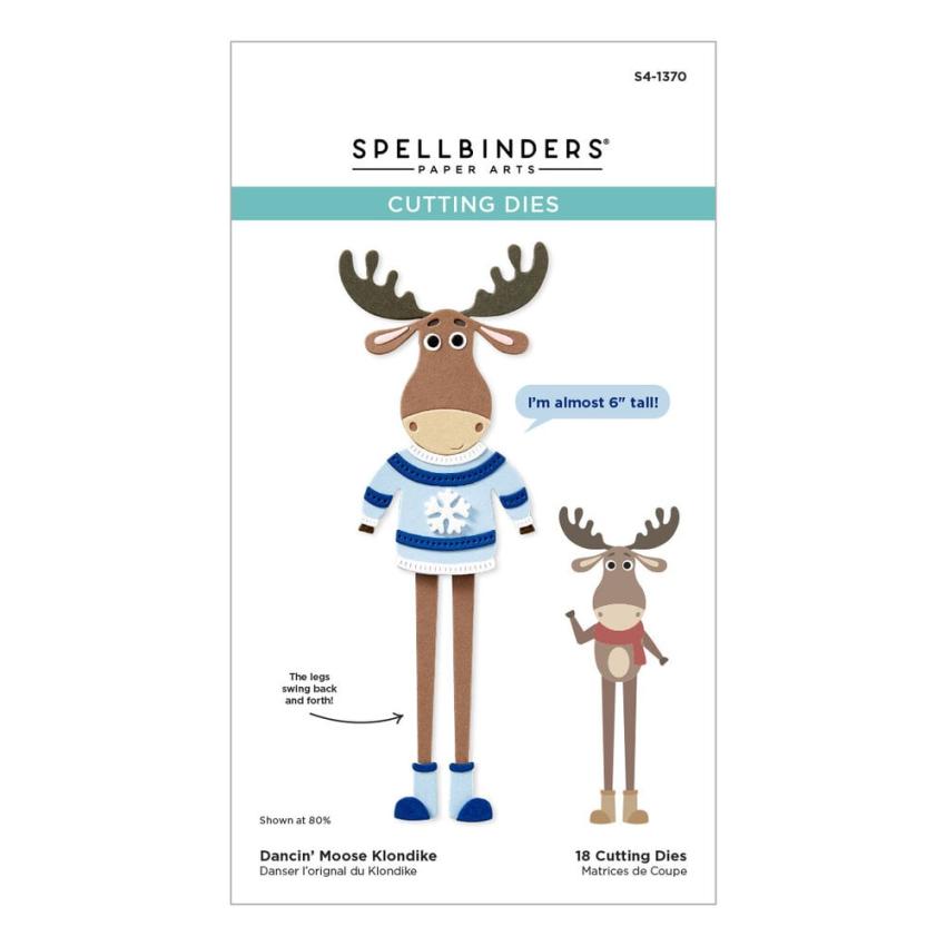 Spellbinders - Stanzschablone "Dancin' Moose Klondike" Dies