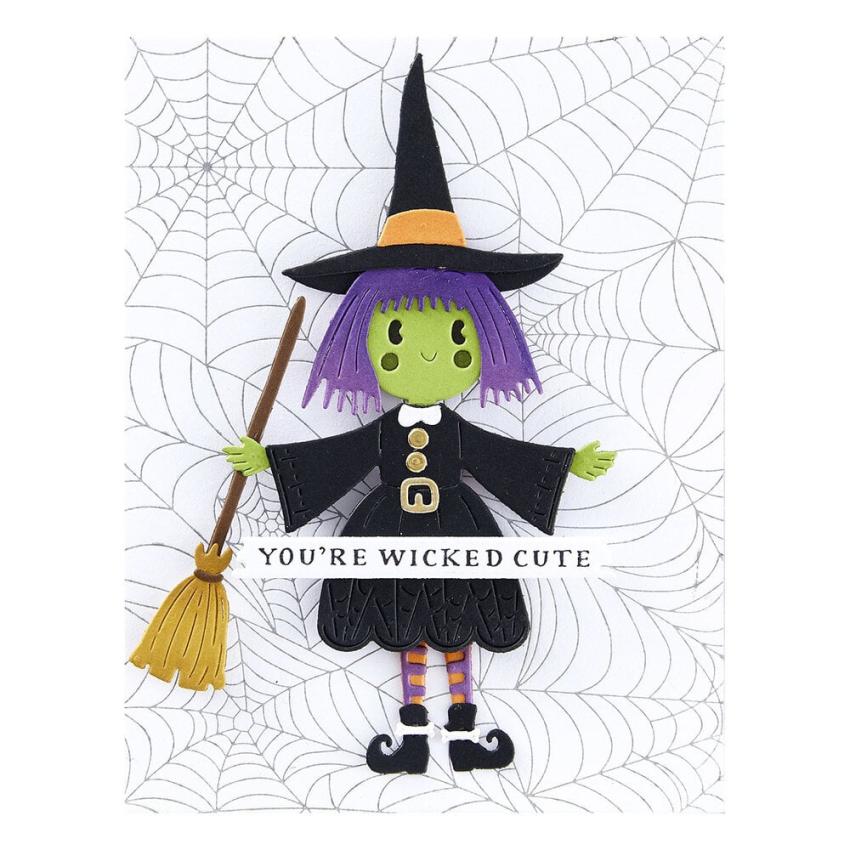 Spellbinders - Stanzschablone "Fiona the Dancin' Witch" Dies