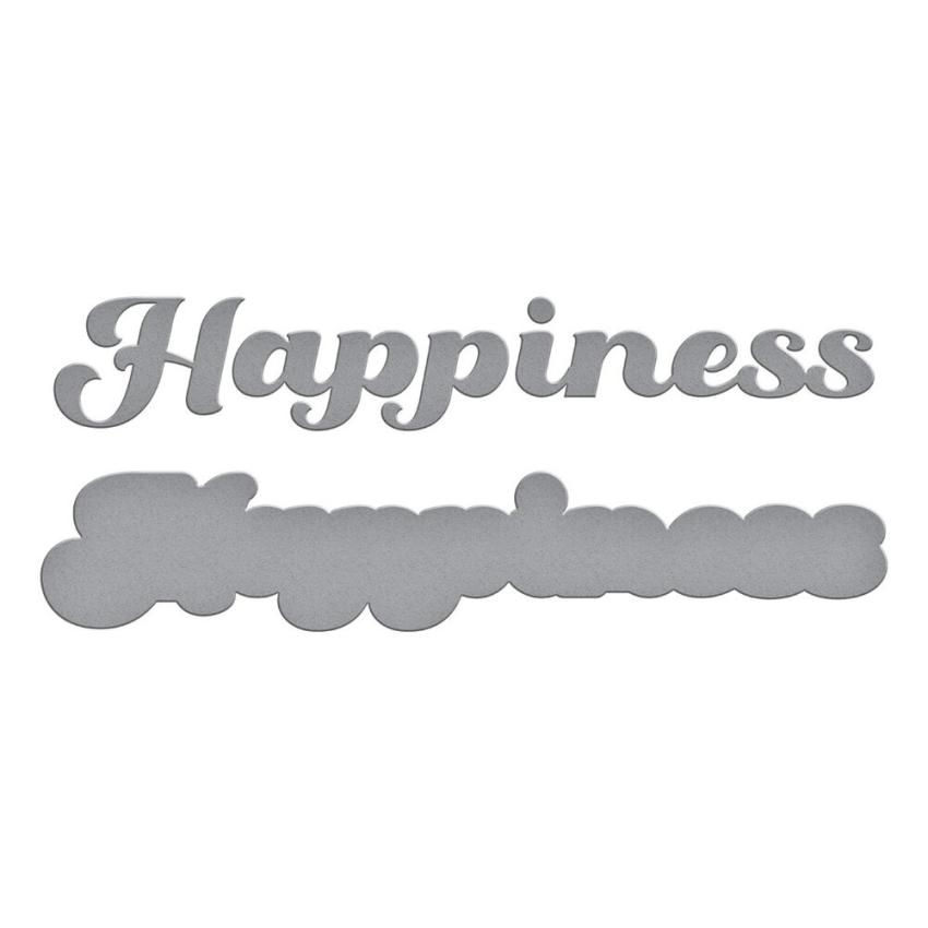 Spellbinders - Stanzschablone "Happiness" Dies