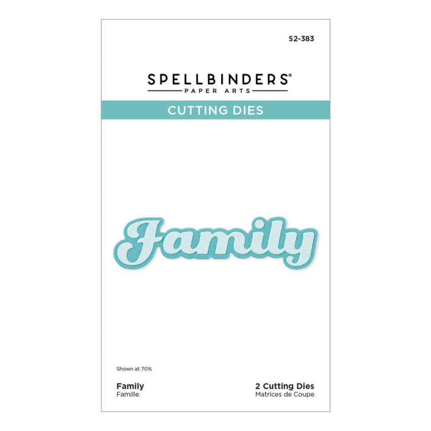 Spellbinders - Stanzschablone "Family" Dies