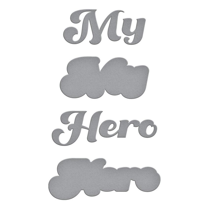 Spellbinders - Stanzschablone "My Hero" Dies