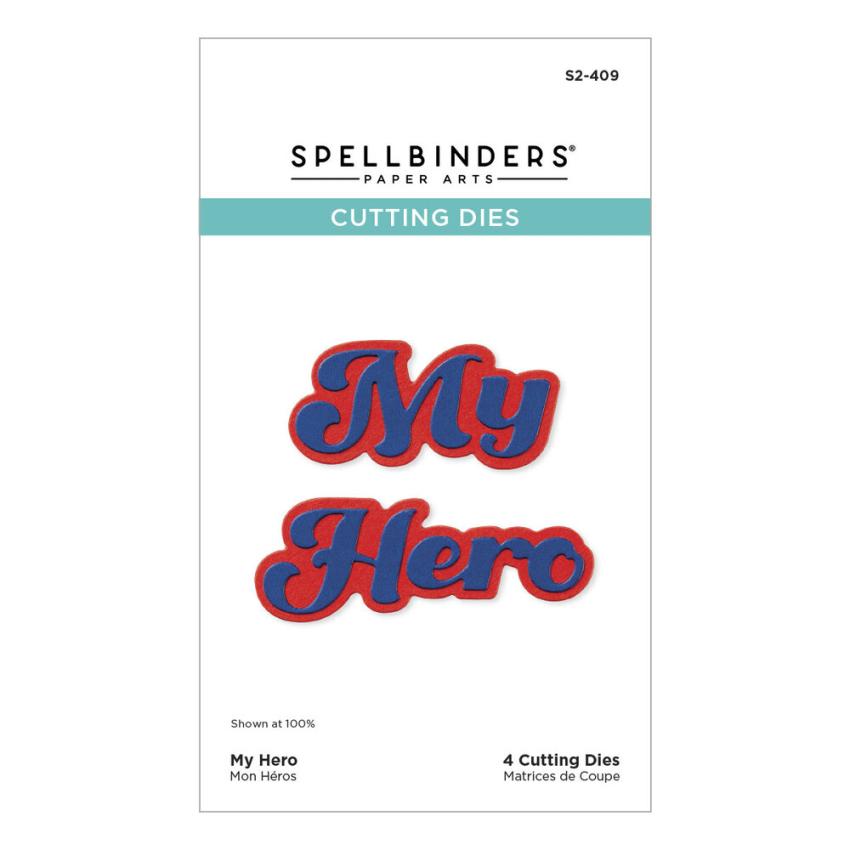 Spellbinders - Stanzschablone "My Hero" Dies