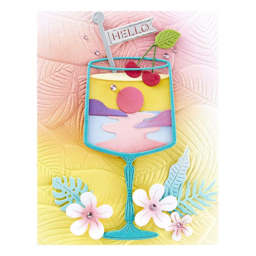 Spellbinders - Stanzschablone "Sunset in a Glass" Dies