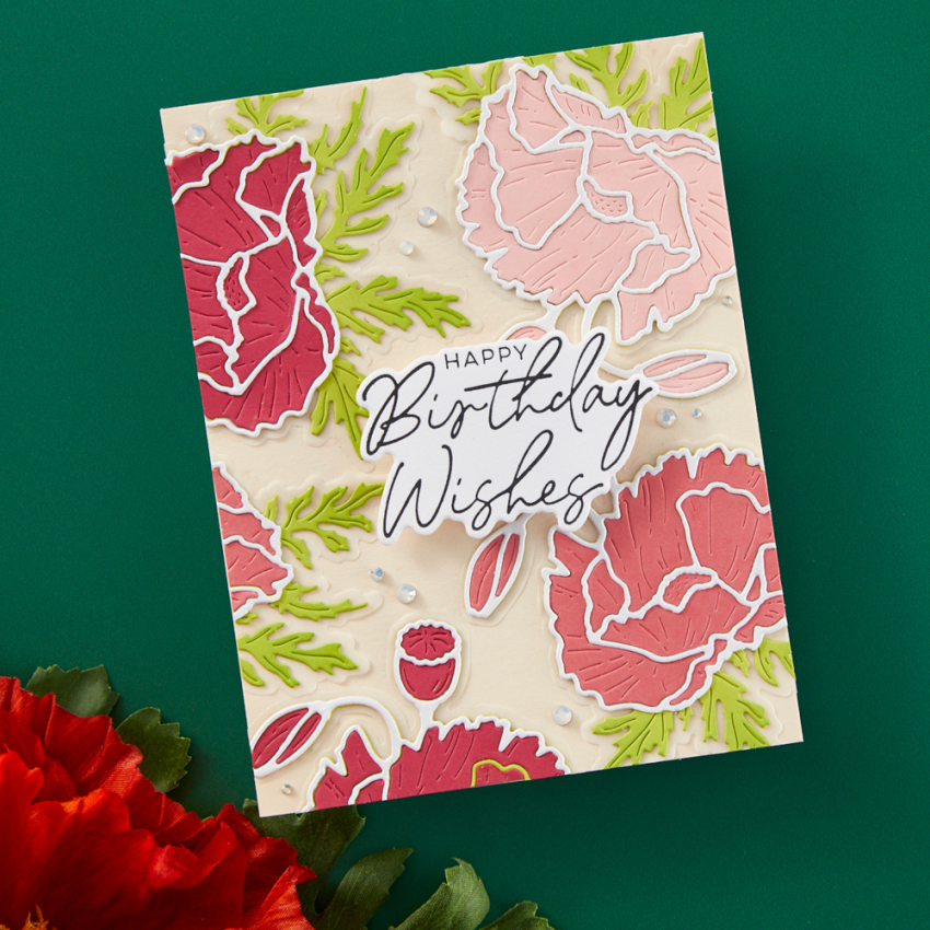 Spellbinders - Stanzschablone "Yana's Poppy" Dies