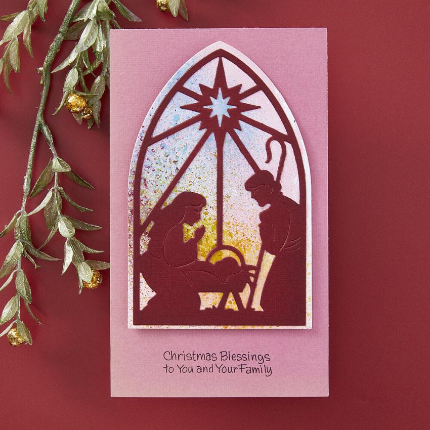 Stampendous - Stanzschablone "Christmas Morn Nativity" Dies