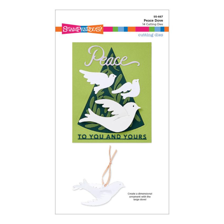 Stampendous - Stanzschablone "Peace Dove" Dies