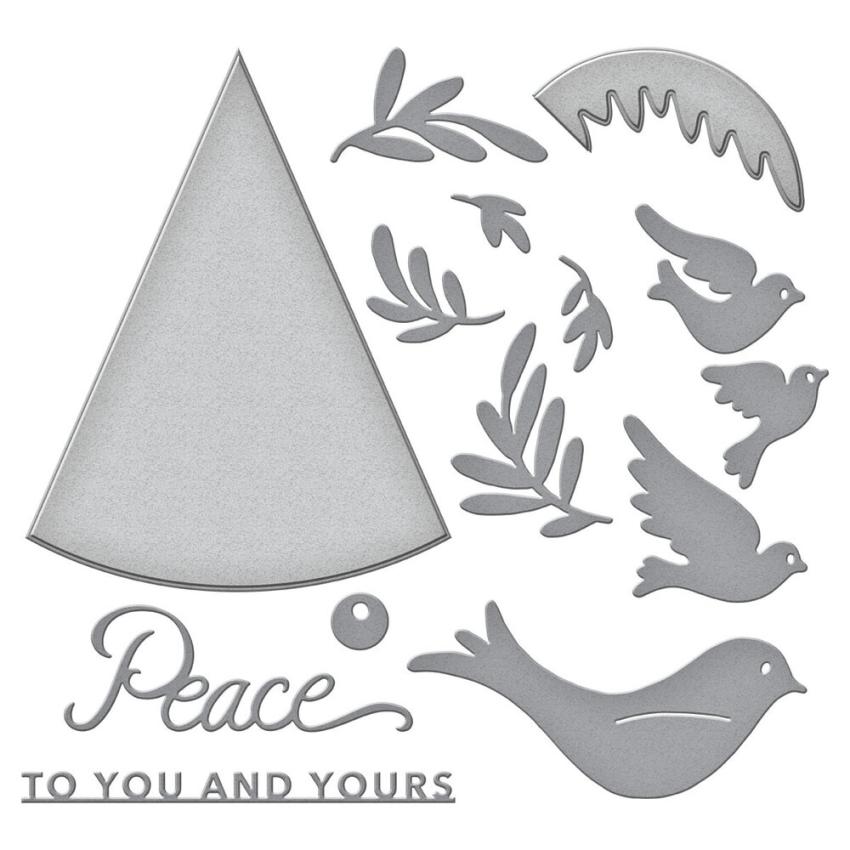 Stampendous - Stanzschablone "Peace Dove" Dies