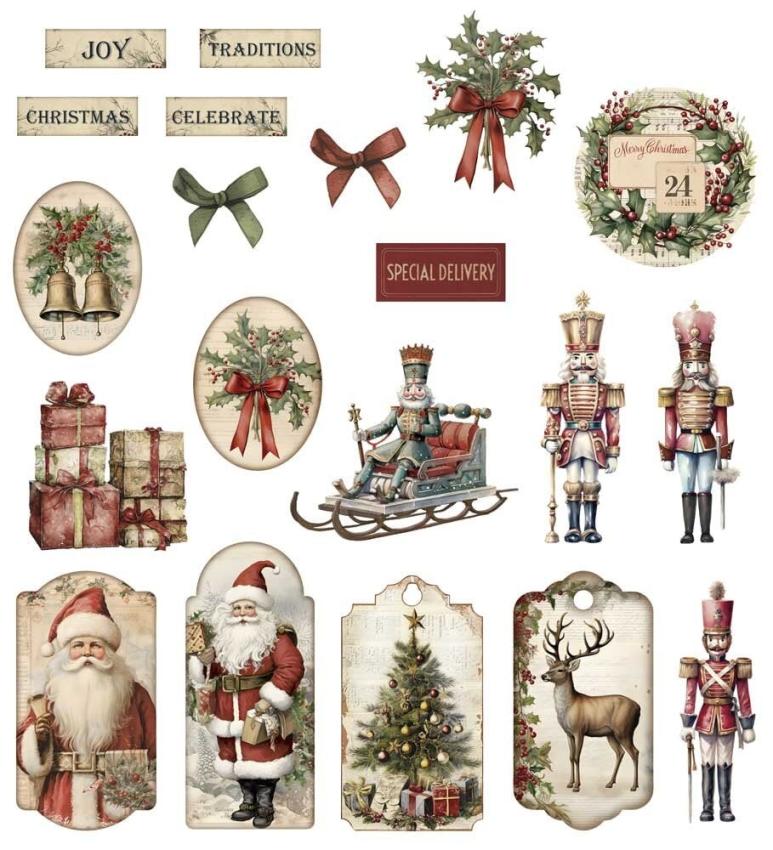 Papers For You - Stanzteile "Christmas Joy" Die Cuts