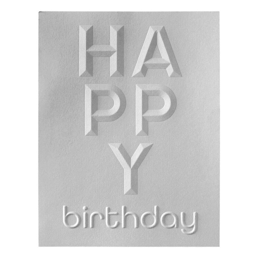 Spellbinders - Prägefolder "Beveled Happy Birthday" Embossingfolder