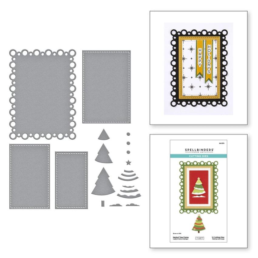 Spellbinders - Stanzschablone "Nested Tree Frame" Dies