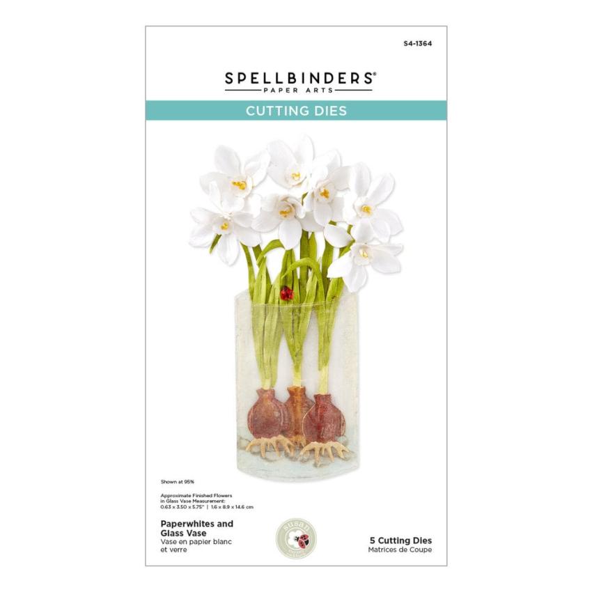 Spellbinders - Stanzschablone "Paperwhites and Glass Vase" Dies