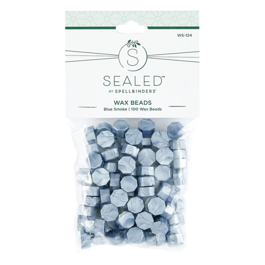 Spellbinders - Wachsperlen "Blue Smoke" Wax Beads 