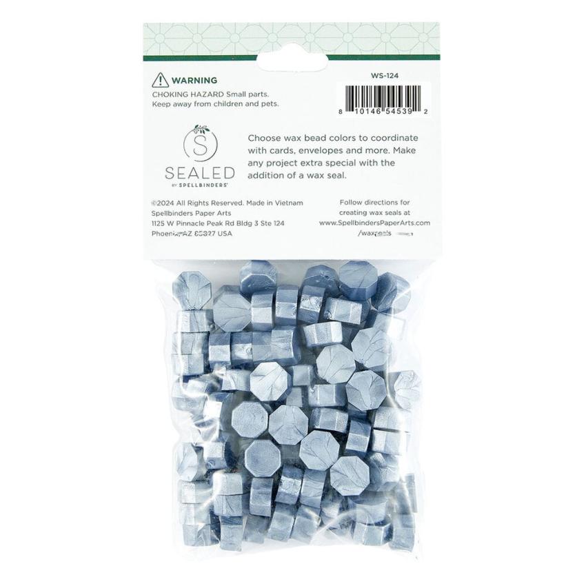 Spellbinders - Wachsperlen "Blue Smoke" Wax Beads 