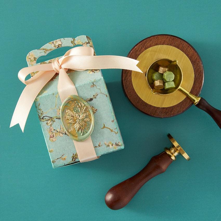 Spellbinders - Wachssiegel Stempel "Poinsettia Bouquet" Wax Seal Stamp