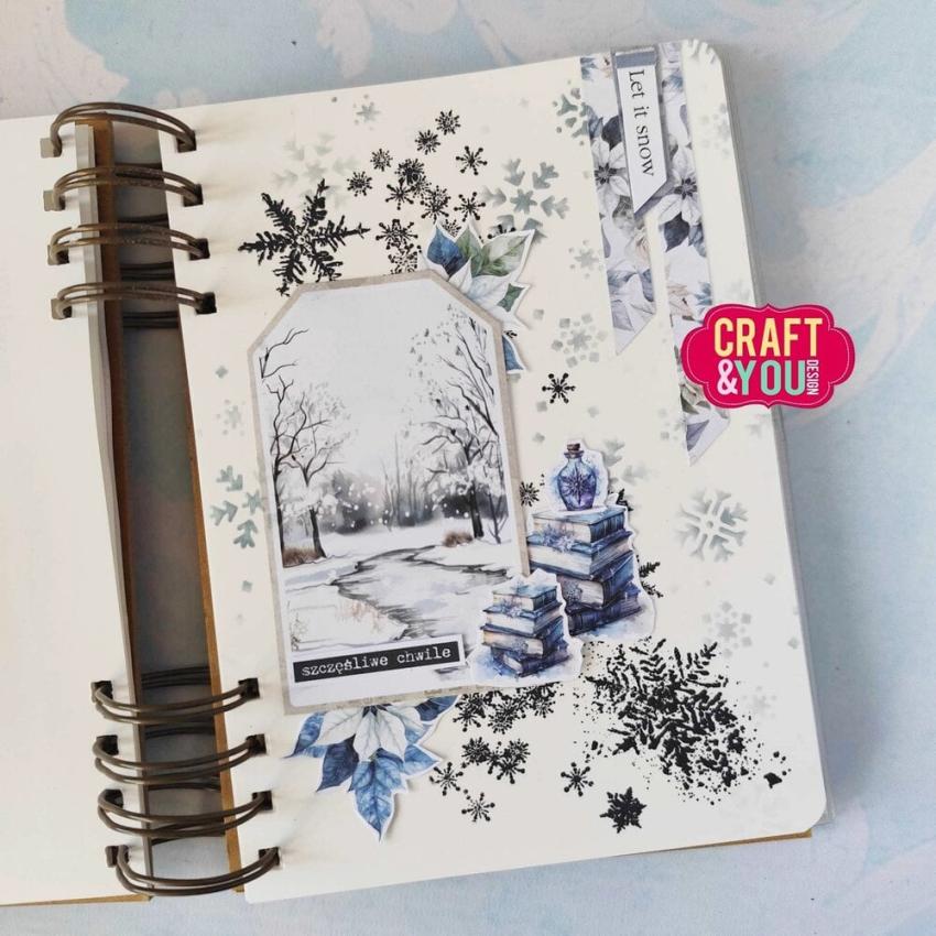 Craft & You Design - Stempelset "Snowflakes" Clear Stamps