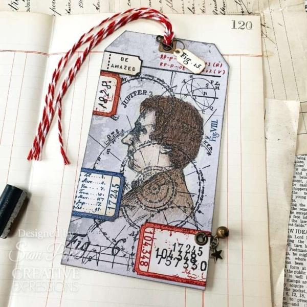 Creative Expressions - Gummistempel A6 "Mr Stargazer" Rubber Stamp