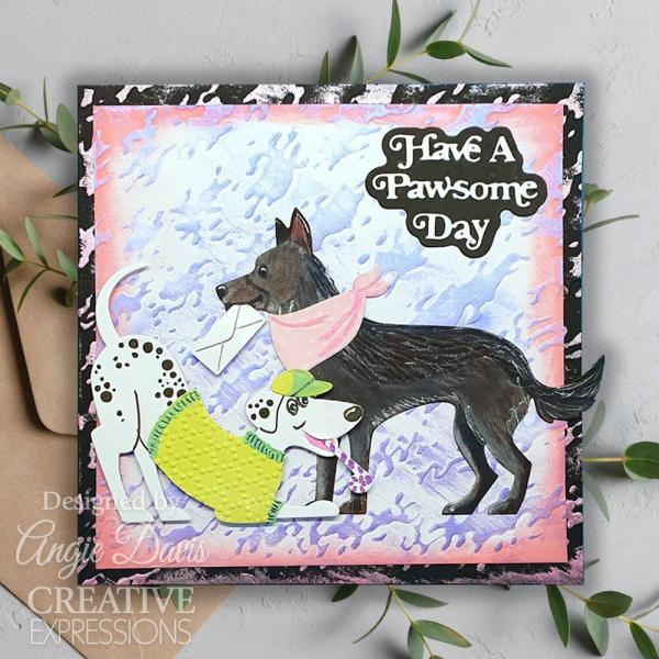 Creative Expressions - Stanzschablone "Pet Pals Max" Craft Dies Design by Sue Wilson