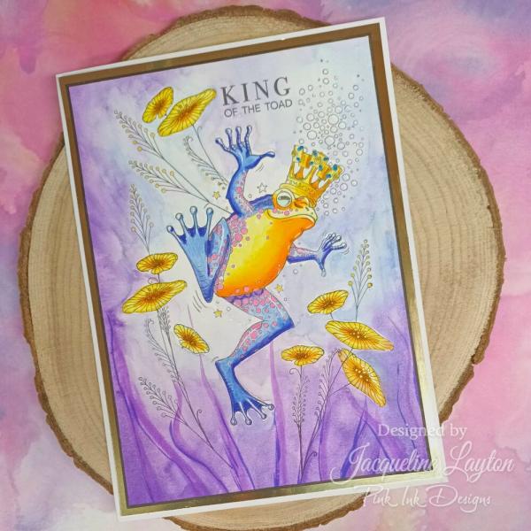 Pink Ink Designs - Stempelset "King Of The Toad" Clear Stamps