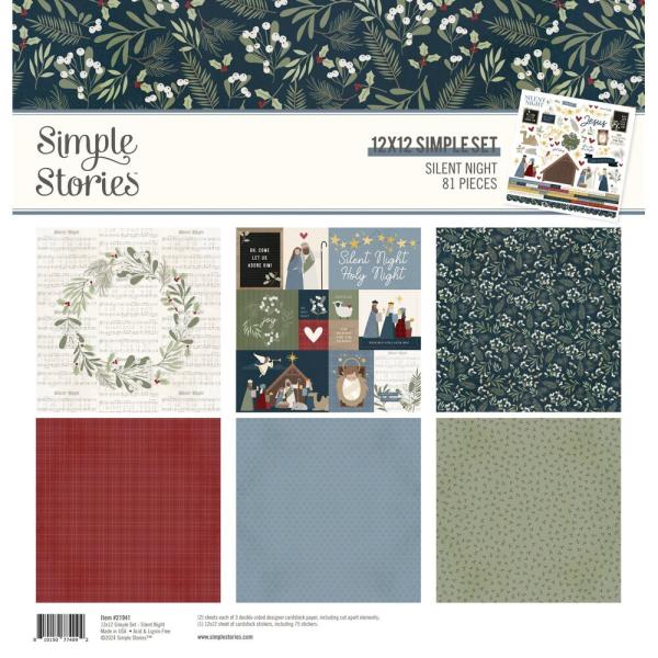 Simple Stories - Collections Kit "Silent Night" 12 Bogen Designpapier