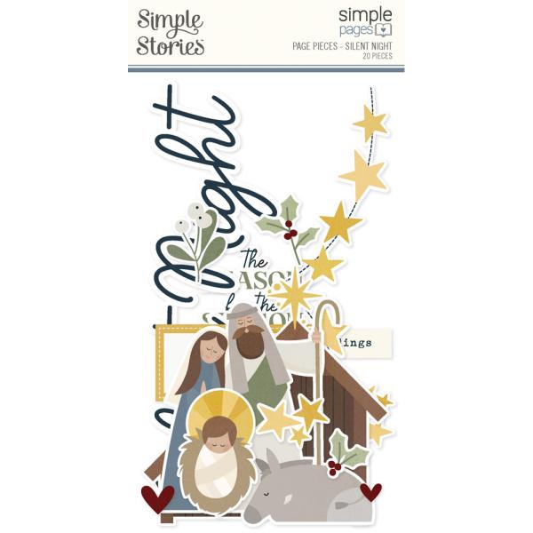 Simple Stories - Stanzteile "Silent Night" Pages Pieces