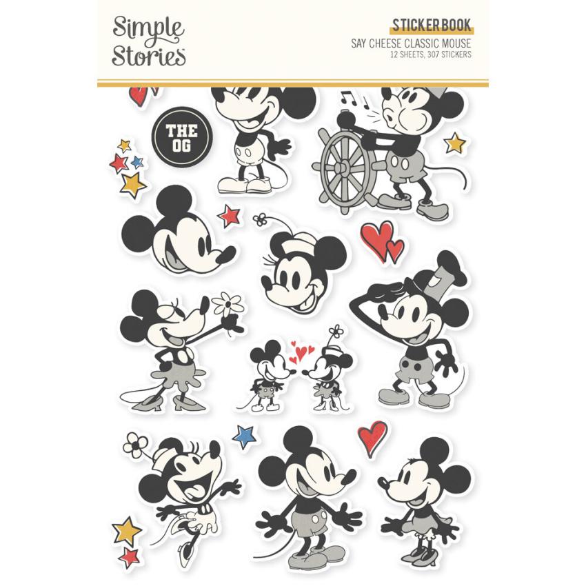 Simple Stories - Aufkleber "Say Cheese Classic Mouse" Sticker Book