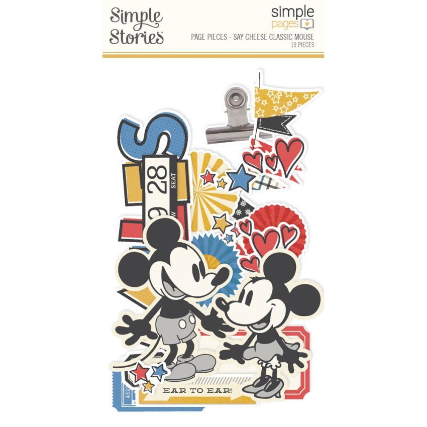 Simple Stories - Stanzteile "Say Cheese Classic Mouse" Pages Pieces