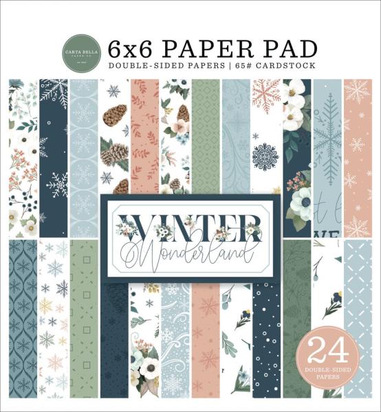 Carta Bella - Designpapier "Winter Wonderland" Paper Pad 6x6 Inch - 24 Bogen