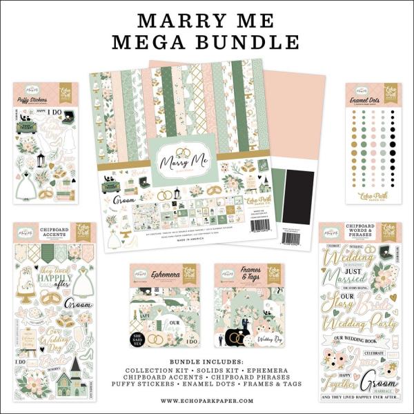 Echo Park - Komplettpaket "Marry Me" Mega Bundle