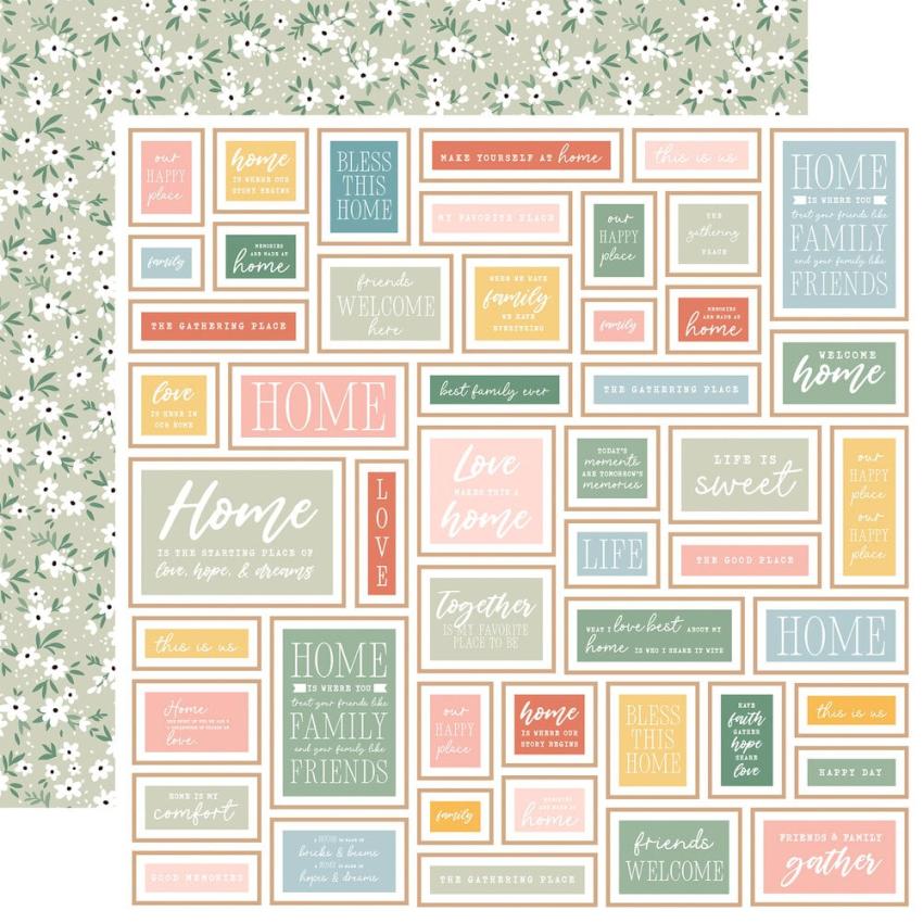 Echo Park - Designpapier "Our Happy Place" Collection Kit 12x12 Inch - 12 Bogen